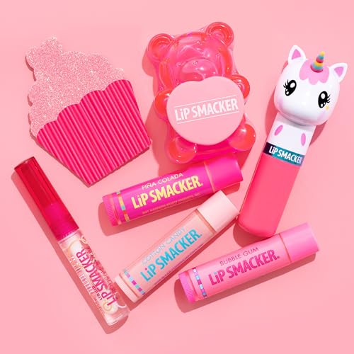 Lip Smacker Disney Princess Glam Makeup Set - Lip Balm, Gloss, Nail Polish & Lotion
