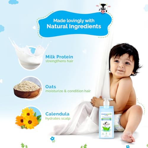 Mamaearth Baby Milky Soft Shampoo with Oats Milk & Calendula - 400ml
