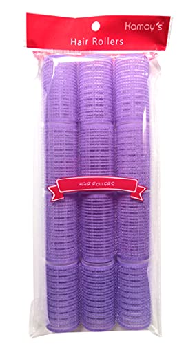 Kamay's 12PCS Medium Hair Rollers - Self Grip Curlers for DIY Curls