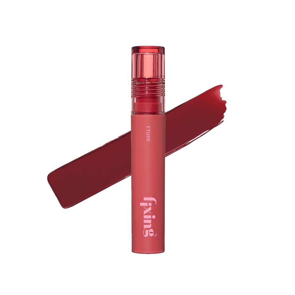 ETUDE Fixing Tint #01 Analog Rose - Long-Lasting, High-Pigment Liquid Lipstick | Waterproof Matte Finish | K-Beauty 4g