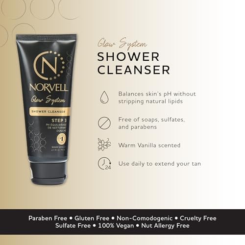 Norvell Self Tanner pH Balancing Body Wash Travel Size 2.5 fl oz