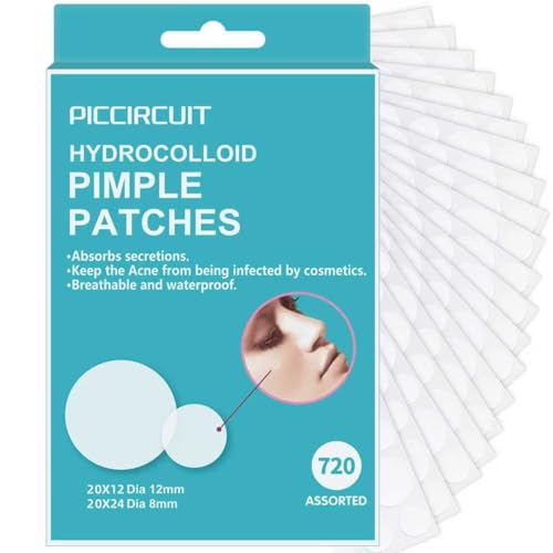 720 Count Hydrocolloid Acne Patches for Fast Pimple Healing