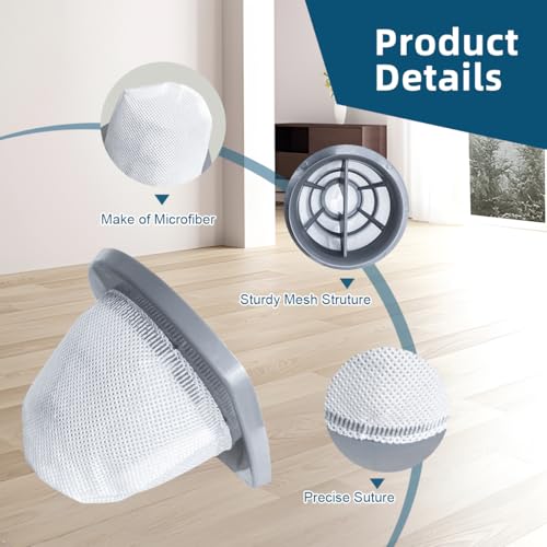Bissell 2033 Vacuum Filter Replacement Pack - 4 Mesh & 6 Foam Filters
