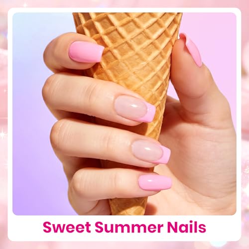 Beetles Pink Gel Nail Polish Set - 6 Shades for DIY Manicures