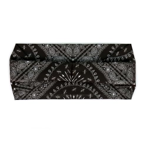 Milwaukee Leather Bling Wide Headband for Women - MLA8004-BLACK