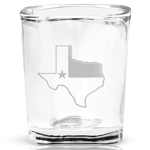Texas State Flag Outline Shot Glass - Perfect Gift for Texans