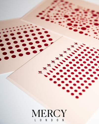 Maroon Circle Velvet Bindi by Mercy London - Colorful Round Face Jewels (Packet)