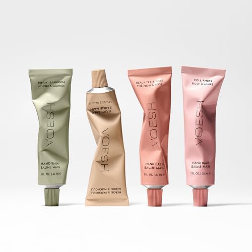 VOESH Vegan Hand Balm – Moisturizing Hand Cream with Turmeric & Mango Butter