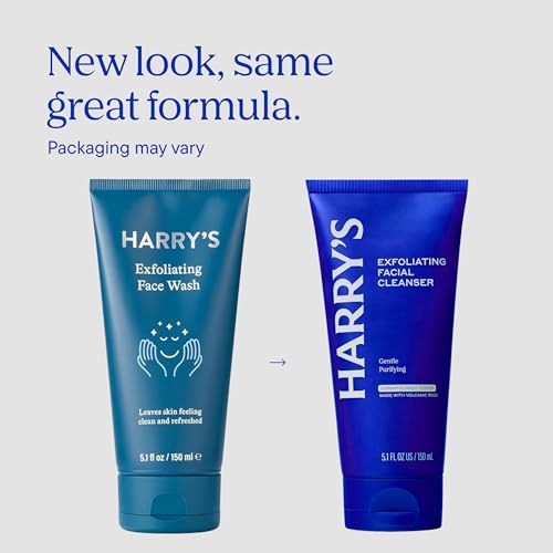 Harry's Exfoliating Face Wash for Men - Gentle Cleansing Scrub with Volcanic Rock, 7.1 Fl. Oz