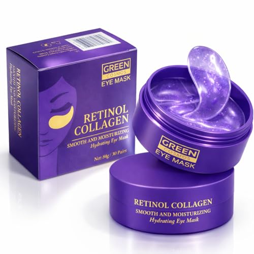 Green Cosmos Retinol & Collagen Hydrogel Under Eye Patches - 60 Pack
