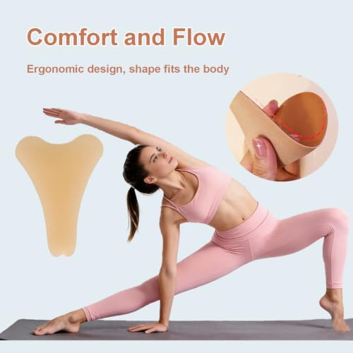 Majurphy 3-Pack Silicone Camel Toe Concealer Pads - Reusable Seamless Inserts for Swimwear & Bikinis