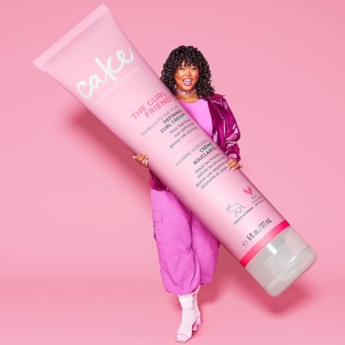 Cake Beauty Curl Defining Cream - Frizz Control & Moisture - 6 Fl Oz