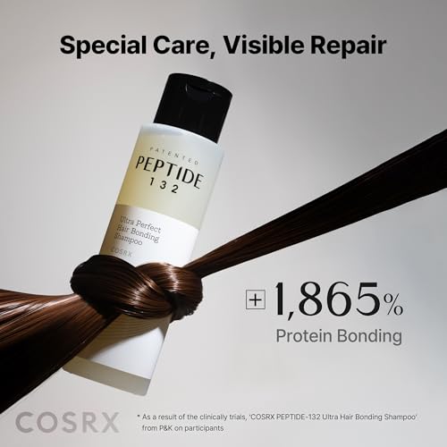 COSRX PEPTIDE-132 Hair Bonding Shampoo 3.38 fl oz - Damage & Scalp Care
