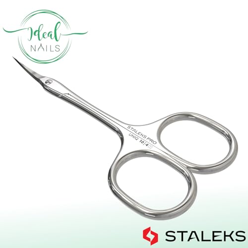 Staleks Ballerina UNIQ 10 XL Cuticle Scissors - Long Handles for Precision