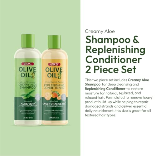 ORS Olive Oil Shampoo & Conditioner Set for Moisture & Shine