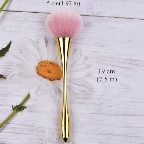 Ycyan Nail Dust Brush - Soft Powder Remover for Manicure Art