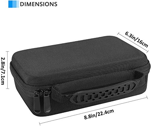ProCase Hard Travel Case for Norelco Multigroom Series 3000/5000/7000 - Black, S