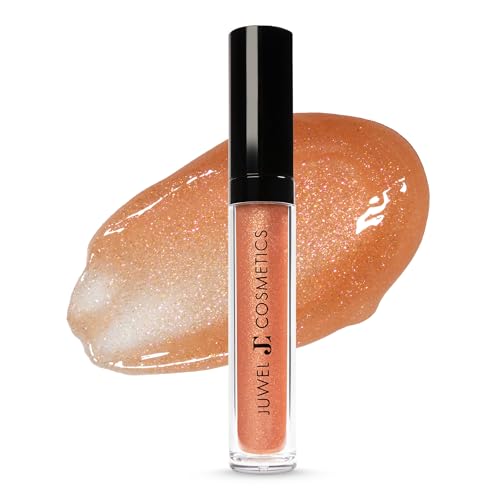 Juwel Cosmetics Ultra Lip Gloss Cashmere - High Shine, Moisturizing, Vegan Lip Gloss for Dry Lips