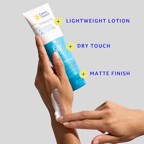 Cancer Council SPF 50+ Active Gel Sunscreen - Water-Resistant, Matte Finish