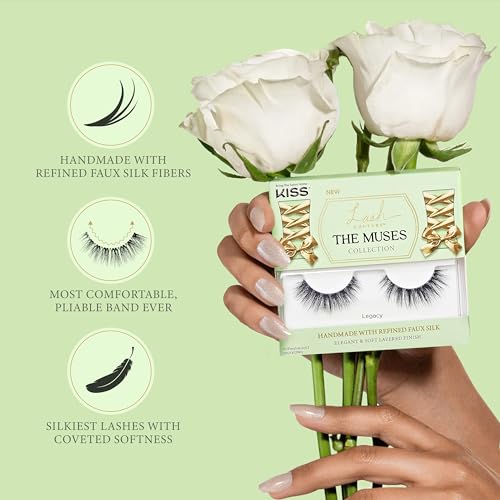 KISS Lash Couture Muses Legacy False Eyelashes - 12mm, Pack of 2