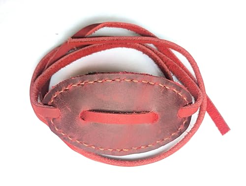 XTBOCA Kids Ponytail Holder, Full Grain Leather Hair Clip with Anti-Slip