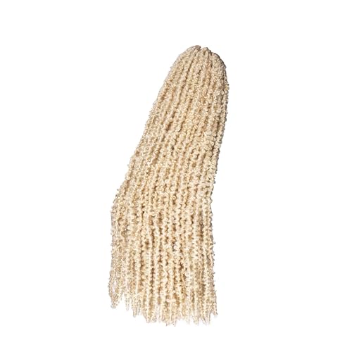 ZRQ 30 Inch Butterfly Locs Crochet Hair - Pre-Looped Blonde Braids
