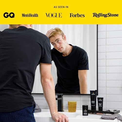 Lumin Charcoal Face Wash for Men - Daily Detox & Pore Cleansing - 3.38 Fl Oz
