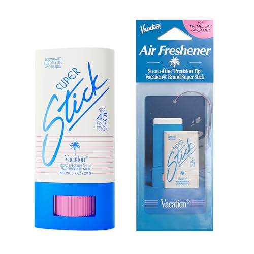 SPF 45 Face Sunscreen Stick with Air Freshener Bundle