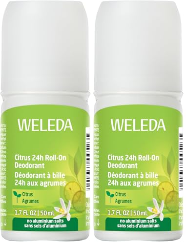 Weleda Citrus 24 Hour Roll-On Deodorant - 1.7 Fl Oz (Pack of 2)