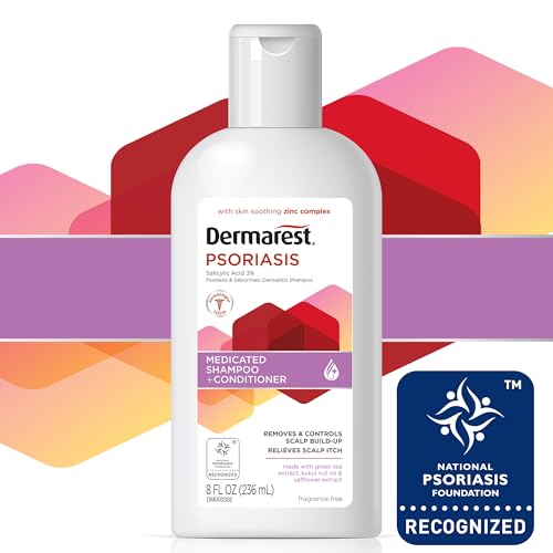 Dermarest Psoriasis Medicated Shampoo & Conditioner, 8 Oz (2-Pack)