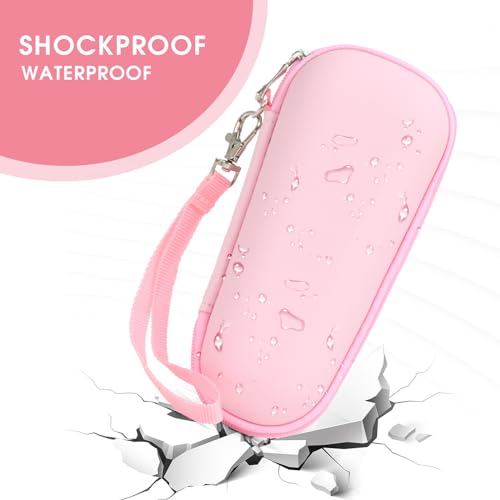 Pink Waterproof Case for NågraCoola CLIE Sonic Facial Cleansing Brush