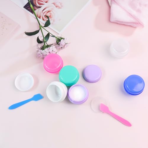 GAQWOK 6-Pack 20ml Travel Containers for Creams & Lotions