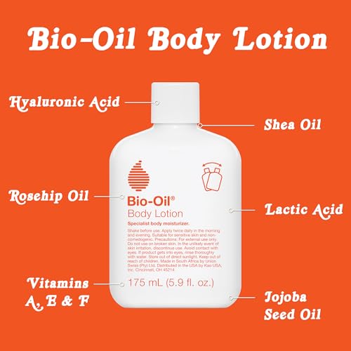 Bio-Oil Moisturizing Body Lotion for Dry & Sensitive Skin, 5.9 fl oz