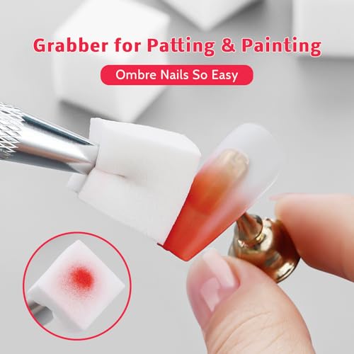 1200PCS Nail Sponges for Ombre Gel Polish Nail Art - Soft Gradient Blending Tools