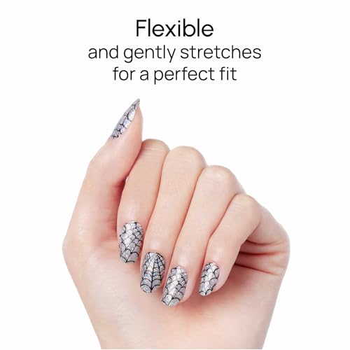 Color Street Widow's Glow Nail Polish Strips - 16 Double-Ended Manicure Set