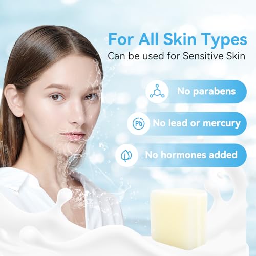 Sea Salt & Goat Milk Bar Soap - Natural Moisturizing Skin Care for All Skin Types - Pack of 2