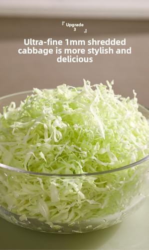 Cabbage Shredder & Vegetable Slicer with Cleaning Brush