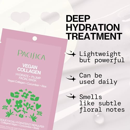 Vegan Collagen Face Mask - Hydrate & Plump with Cucumber & Aloe