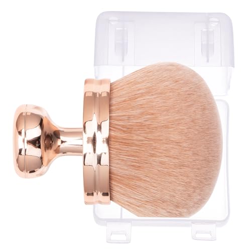 BABYSHEEP Rose Gold-Gold Body Makeup Brush for Self Tanner & Bronzer with Protective Case