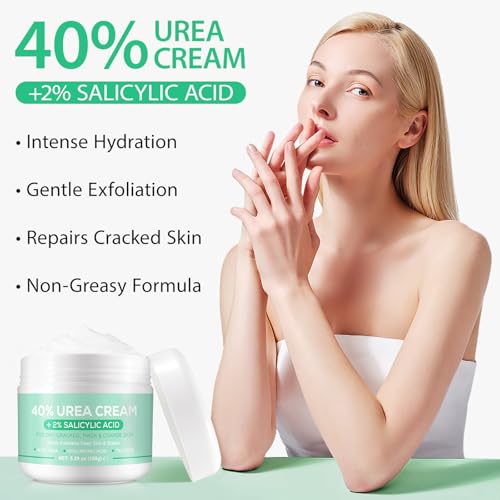 40% Urea Cream for Feet with Salicylic Acid & Aloe Vera - 5.29 OZ