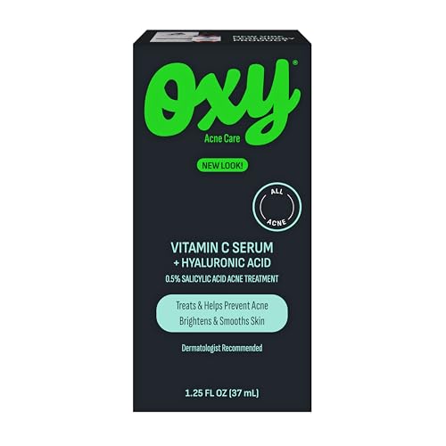 Oxy Vitamin C Serum with Hyaluronic Acid for Acne-Prone Skin
