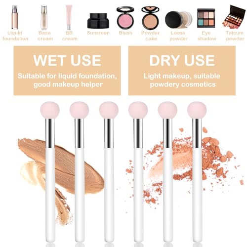 Mabor Mushroom Makeup Sponge with Handle - Concealer Applicator
