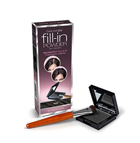 Cover Your Gray Fill-In Powder for Thinning Hair - Black (Pack of 3)