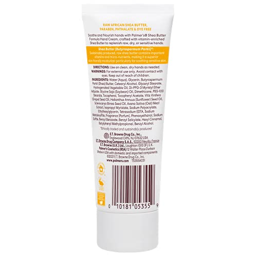 Palmer's Shea Butter Hand Cream for Dry Skin - 3.4 Oz
