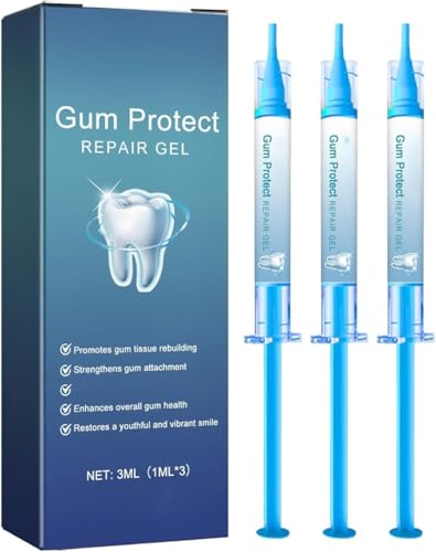 HEDGAUCP Gum Protect Dental Gel, Sulfate-Free Mint Whitening Paste - 3 Pack