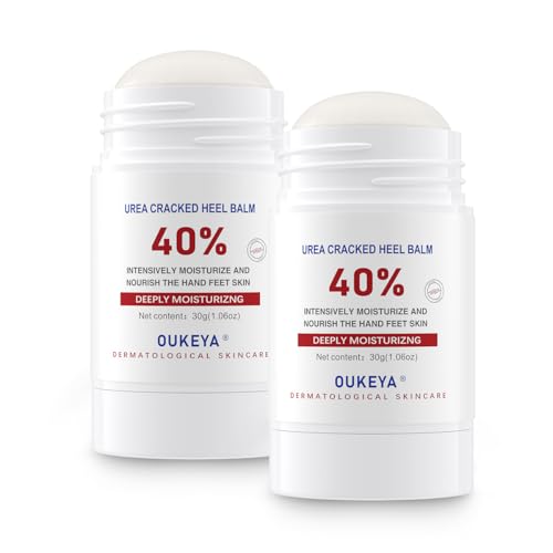 OUKEYA 40% Urea Cream Stick Pack of 2 – Moisturizing for Dry, Cracked Skin
