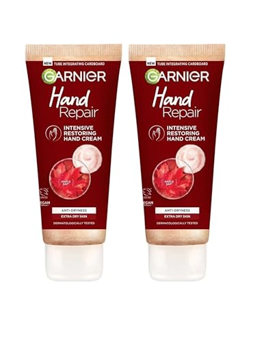 Garnier Hand Repair Intensive Restoring Cream for Dry Skin - 2.54 Oz (Pack of 2)