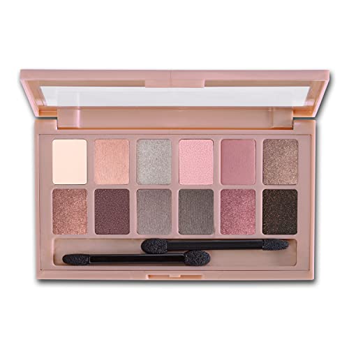 Maybelline Blushed Nudes Eyeshadow Palette - 12 Pigmented Shades