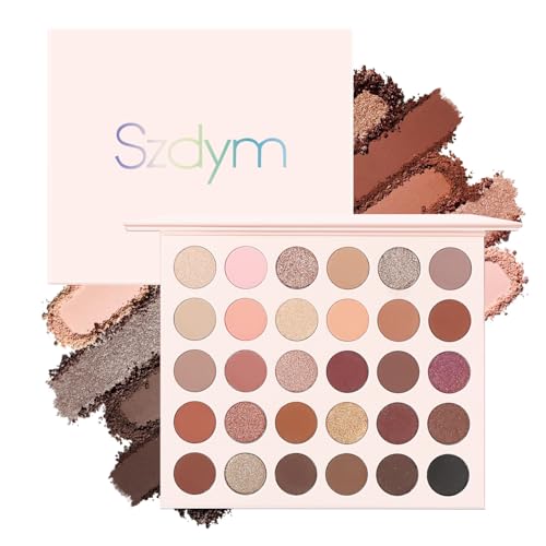 SZDYM 30-Color Professional Eyeshadow Palette - High Pigment Matte & Shimmer
