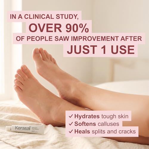 Kerasal Intensive Foot Repair Ointment 1 oz (Pack of 2) - Heal Cracked Feet